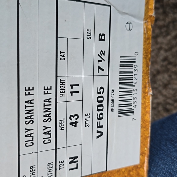 Women's clay Santa fe cowboy boots - Picture 11 of 11